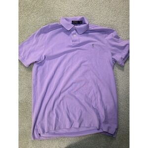 Men's Polo Ralph Lauren Light Purple Polo Shirt size XL
